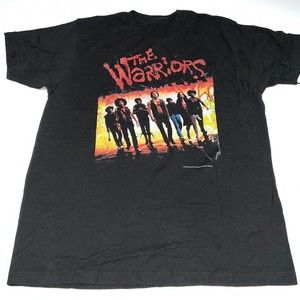 The Warriors Paramount Pictures Movie Promo Shirt Adult Large Black T-Shirt